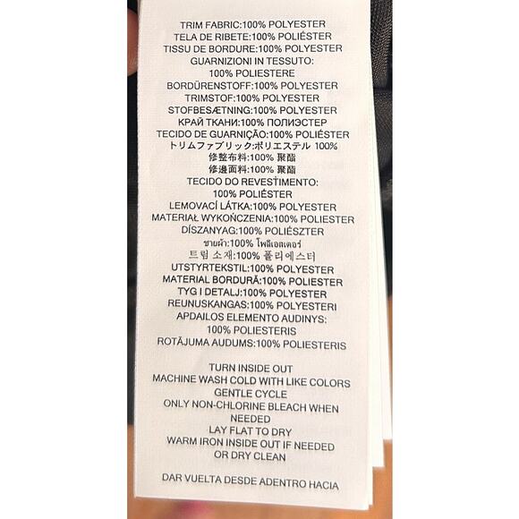 NWT Michael Kors Velvet Side Stripe Stretch Black Ankle Pants 3XL 44X28 - Picture 8 of 8